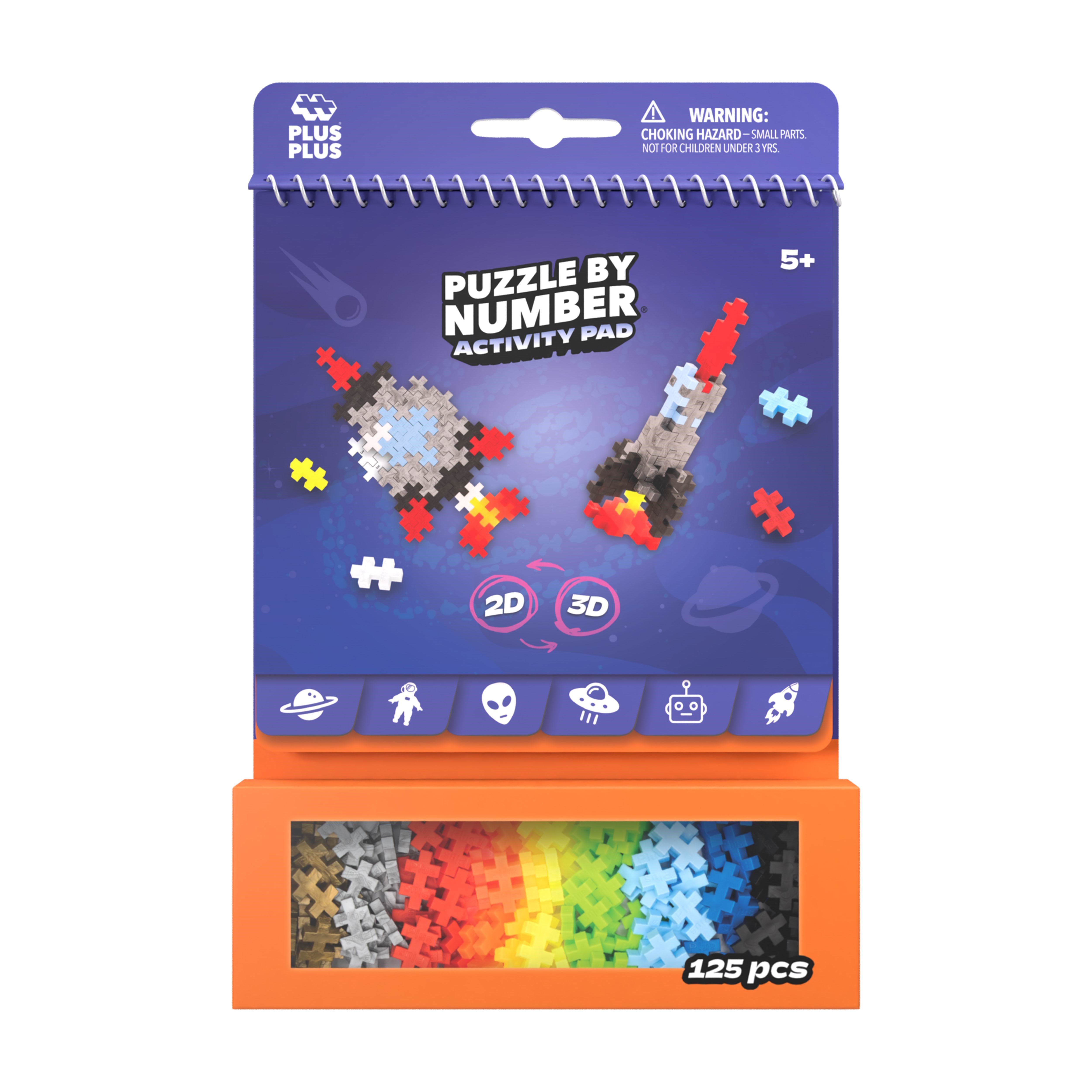Plus-Plus Activity Pad - Space Autostol 3989