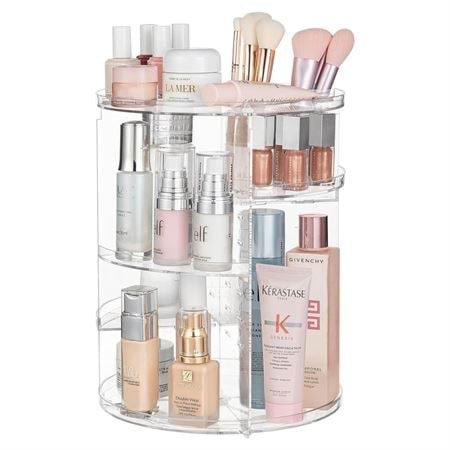 UNIQ 360° rotating makeup organizer - Clear Personlig Pleje 4635-5