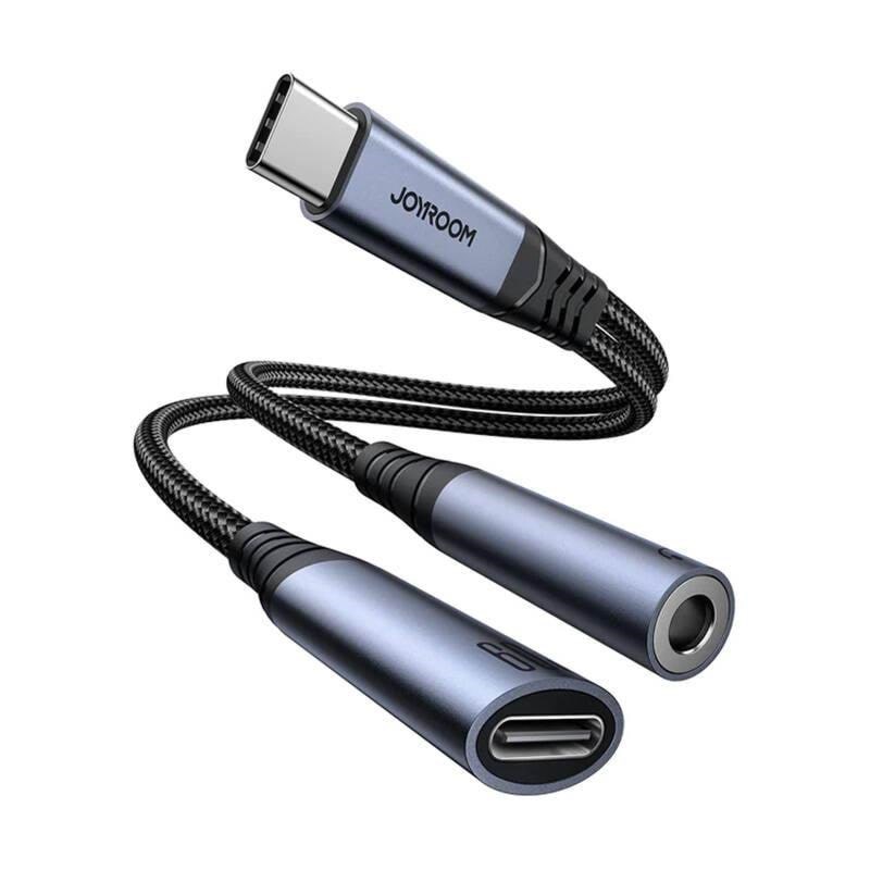 Joyroom 2-in-1 Audio Adapter SY-C02 - USB-C to 3.5mm + USB-C Kabel