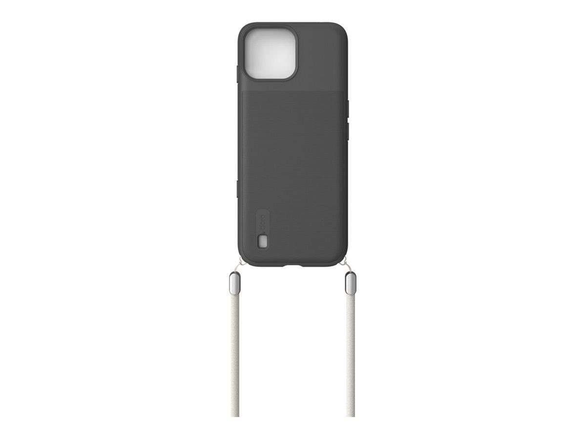 Doro Aurora A31 - TPU Case - Graphite Strap Mobilcover 8928