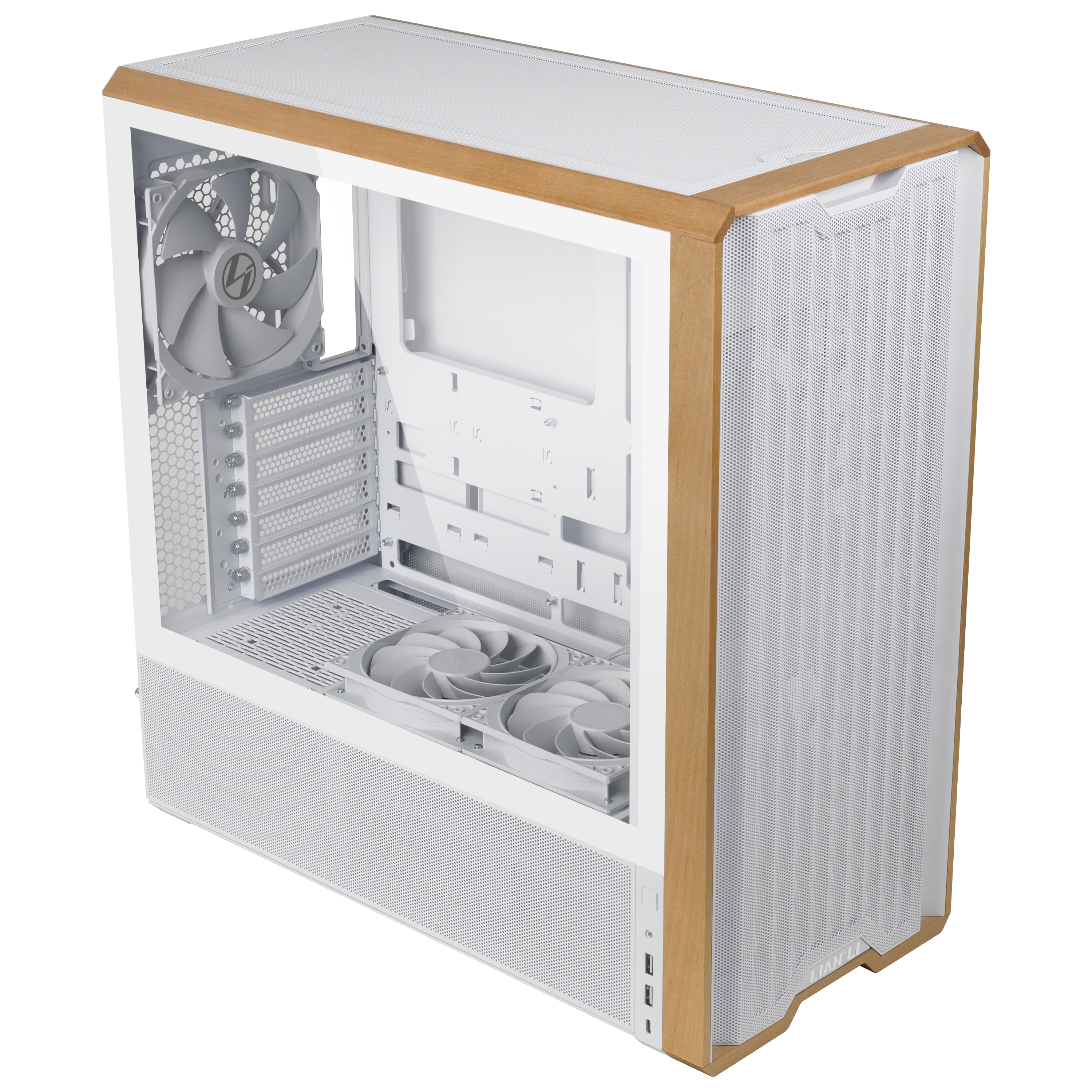 Lian Li Lancool 217 - White - Kabinet - Miditower - Hvid Kabinet G99.LAN217W.00