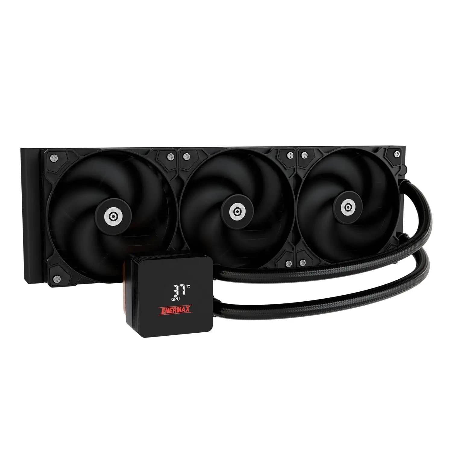 Enermax LIQMAX IV Series 360 - CPU Vandkøling Cpu Køler Sort ELC-LMIV360-SF