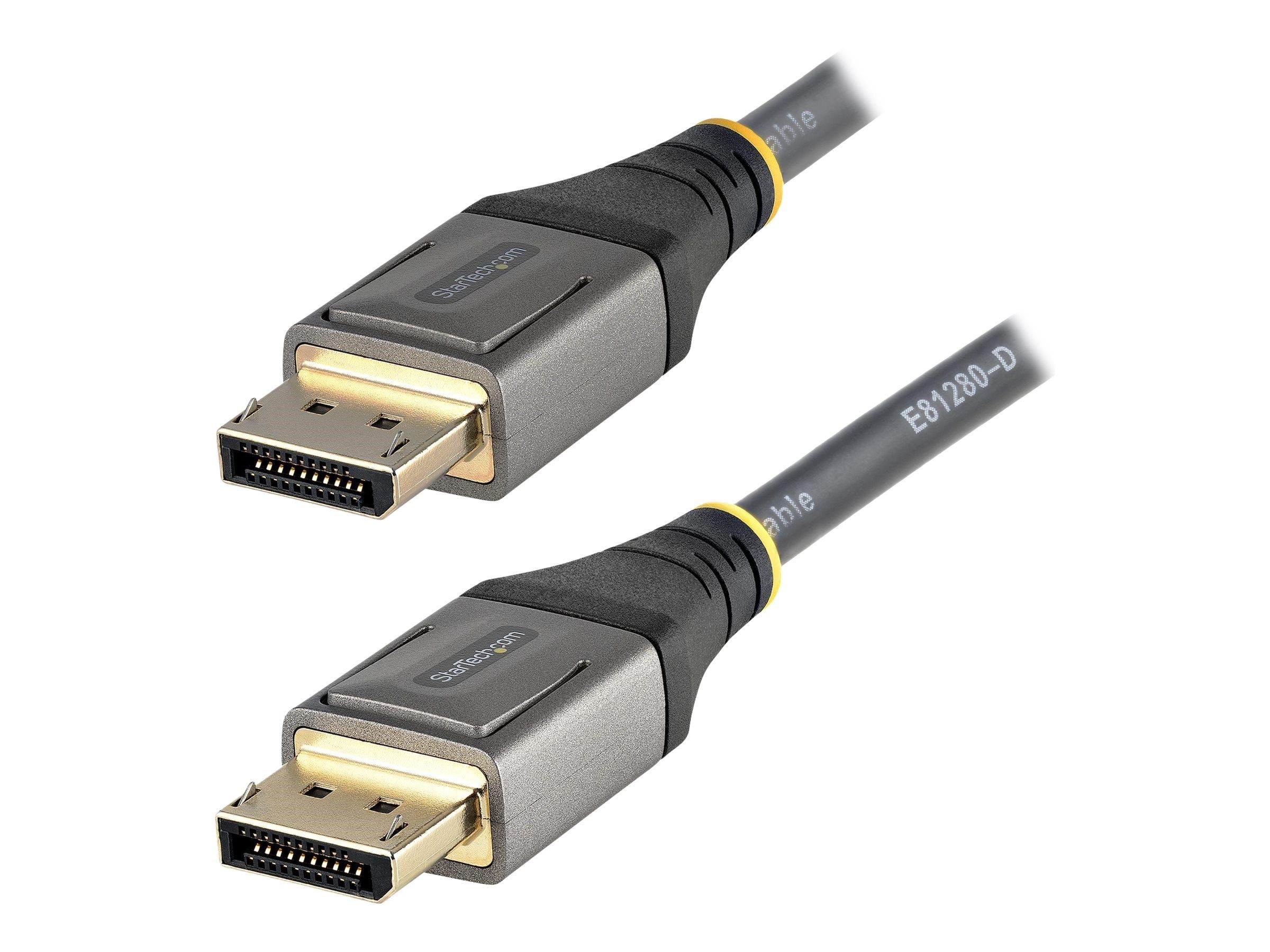 StarTech.com 1ft/30cm DisplayPort 1.4 Cable 8K 60Hz HDR10 - DisplayPort cable - DisplayPort to DisplayPort - 30 cm Skærmkabel Sort DP14VMM1F