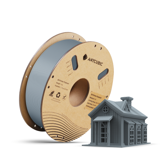 ANYCUBIC PLA Basic 1.75 mm 1 KG Silver 3d Filament Sølv AHPLSL-103