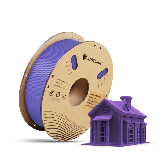 ANYCUBIC PLA Basic 1.75 mm 1 KG Purple 3d Filament Lilla AHPLPO-103
