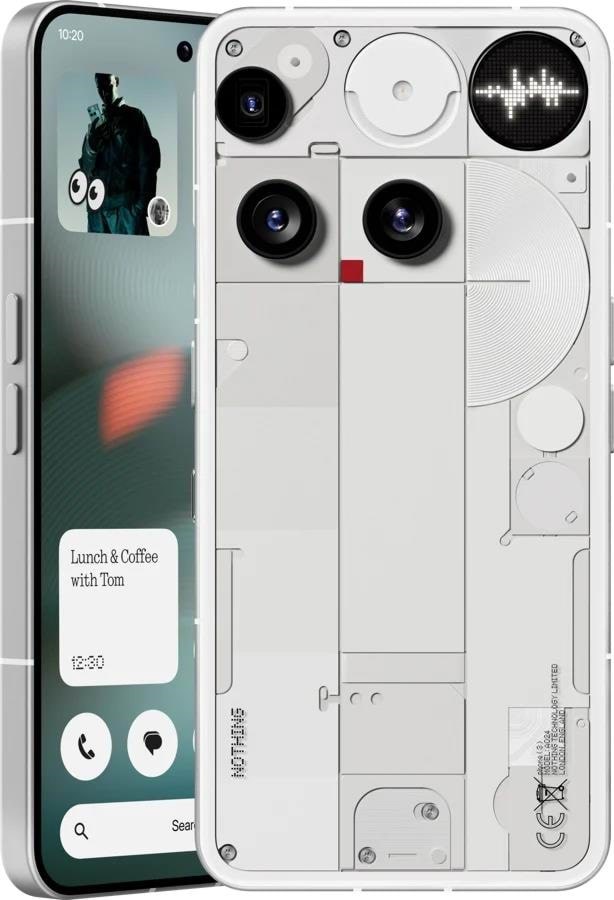 Nothing Phone (3) 256GB/12GB - White Mobiltelefon Hvid A10000023