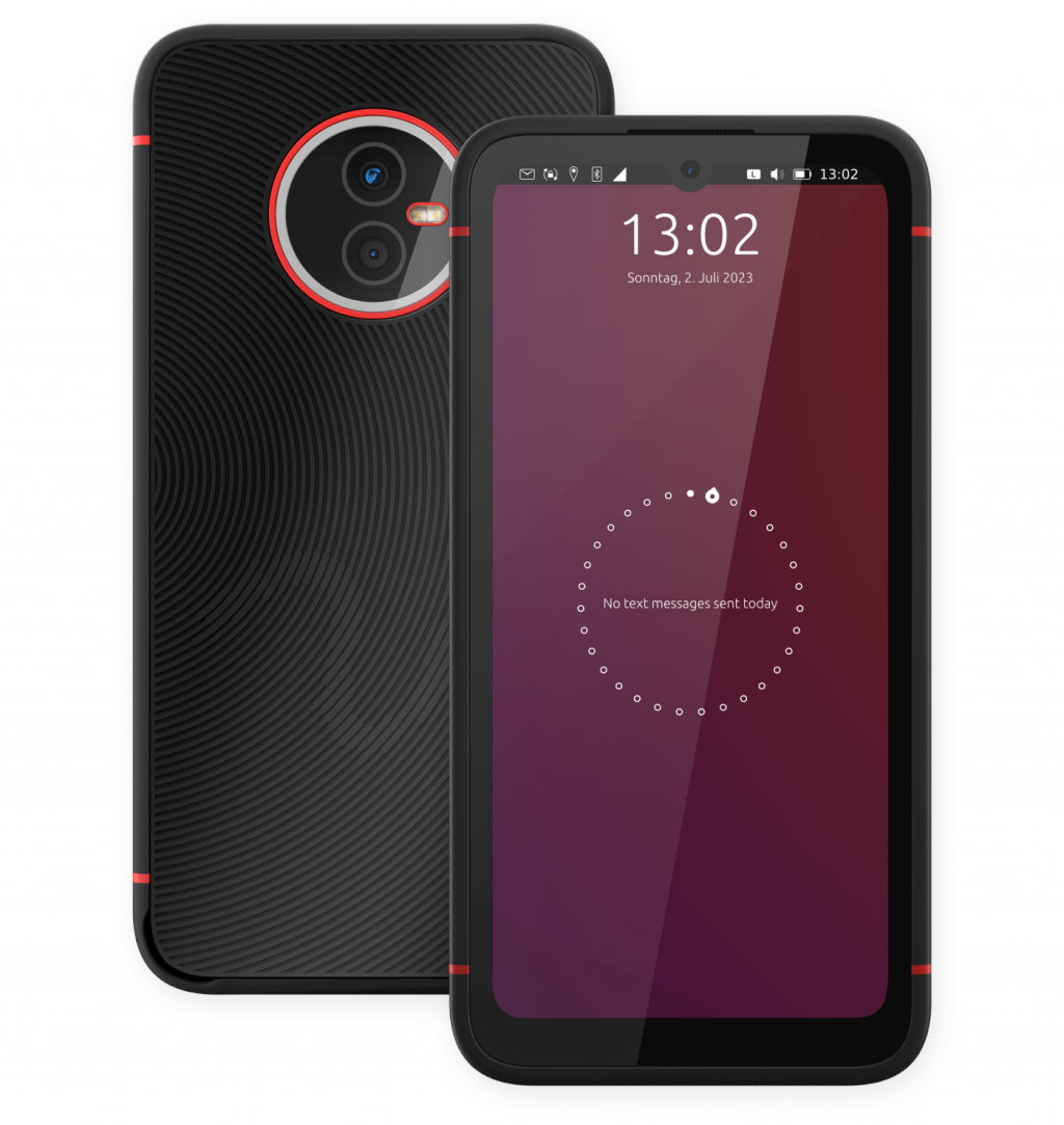 Volla Phone X23 128GB/6GB (Ubuntu Touch) Mobiltelefon Sort 4260738460217