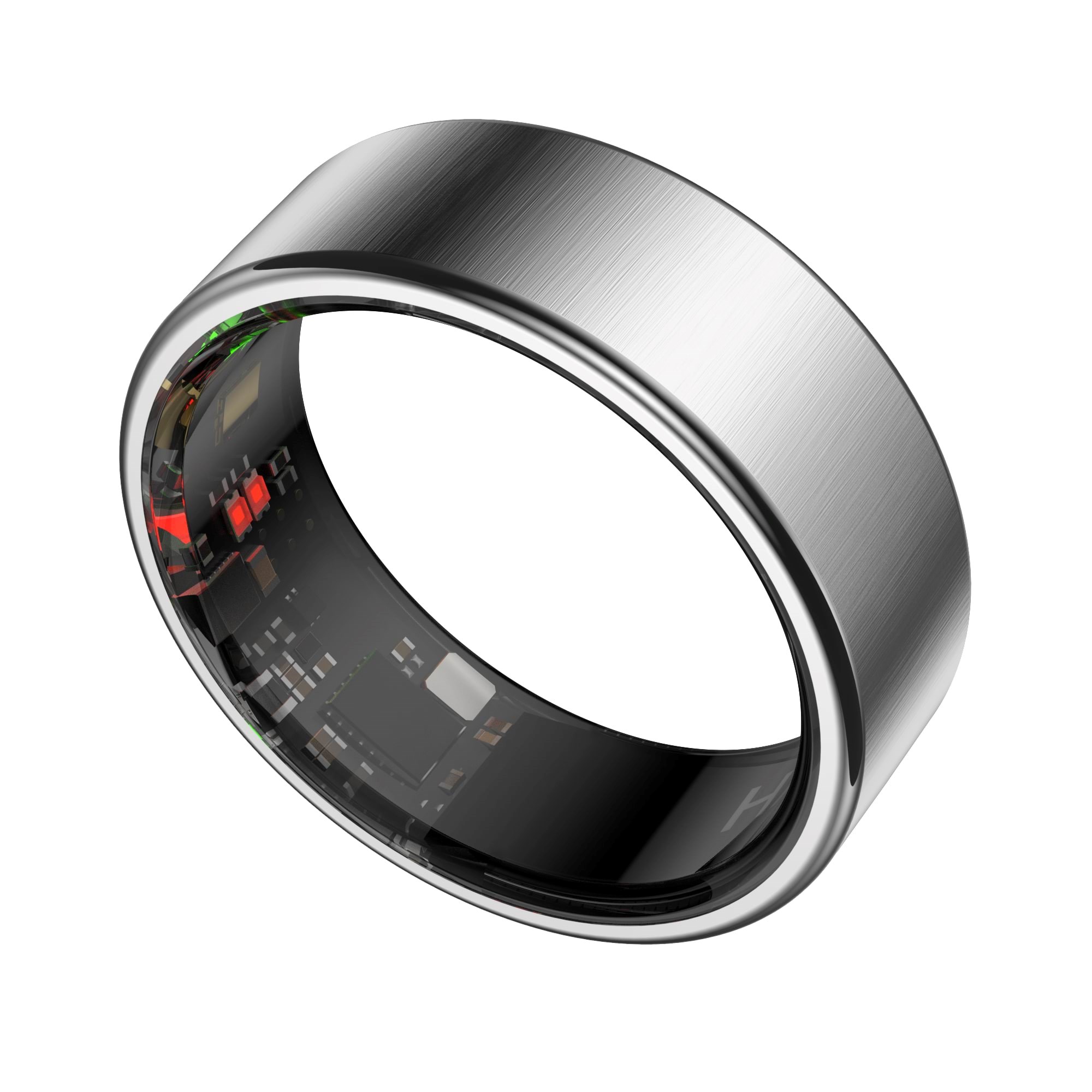 Haale II - Brushed Silver 10 Smart Ring H2-BRUSHED-SILVER-10