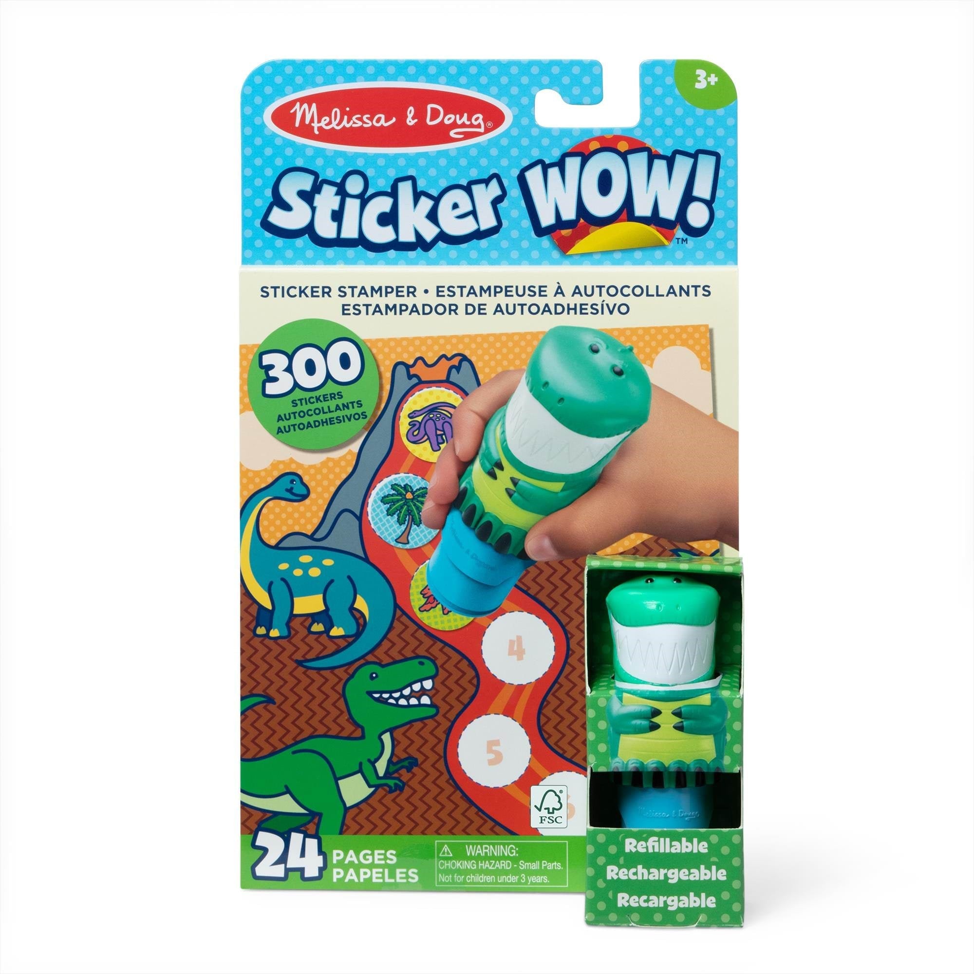Melissa & Doug Sticker WOW! Dinosaur Kreativt Legetøj 32012