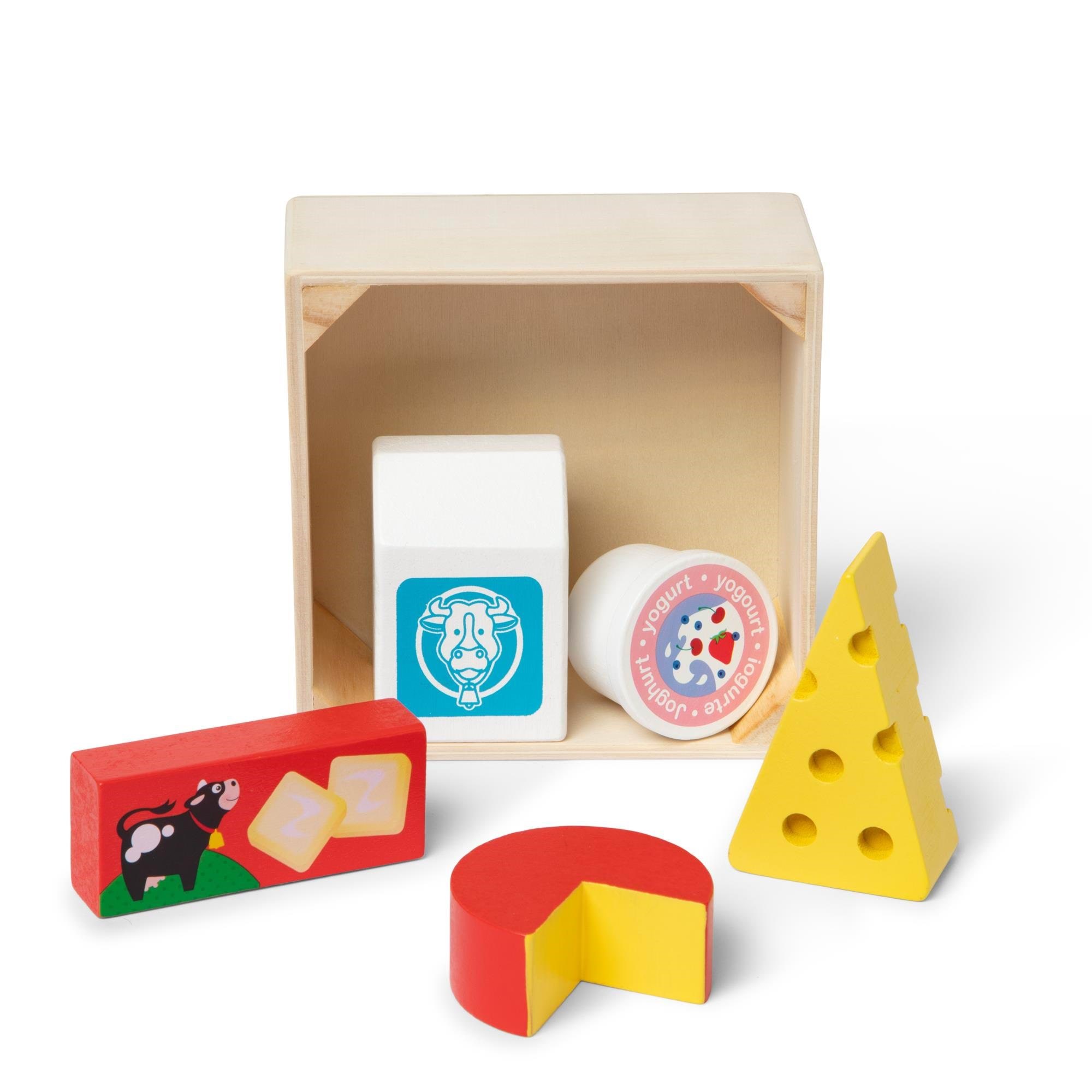 Melissa & Doug Wooden Toy Play Food - Dairy Trælegetøj 95207