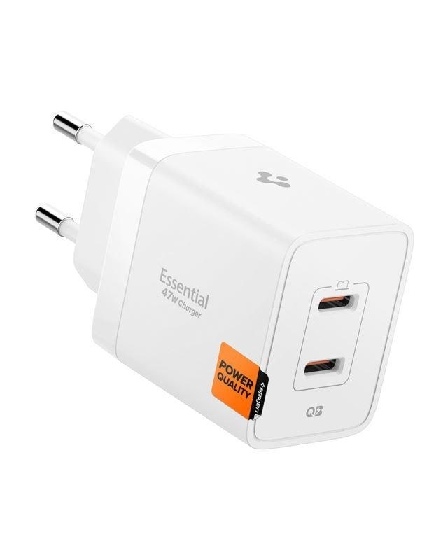 Spigen Essential 47W Wall Charger EE472EU - white Mobil Oplader ACH08707