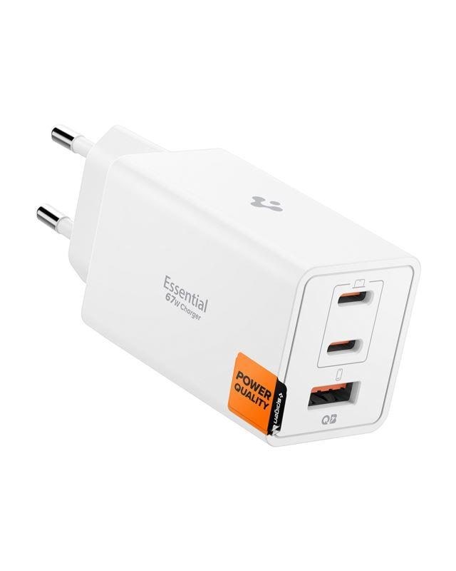 Spigen Essential 67W Wall Charger EE673EU - white Mobil Oplader ACH08710