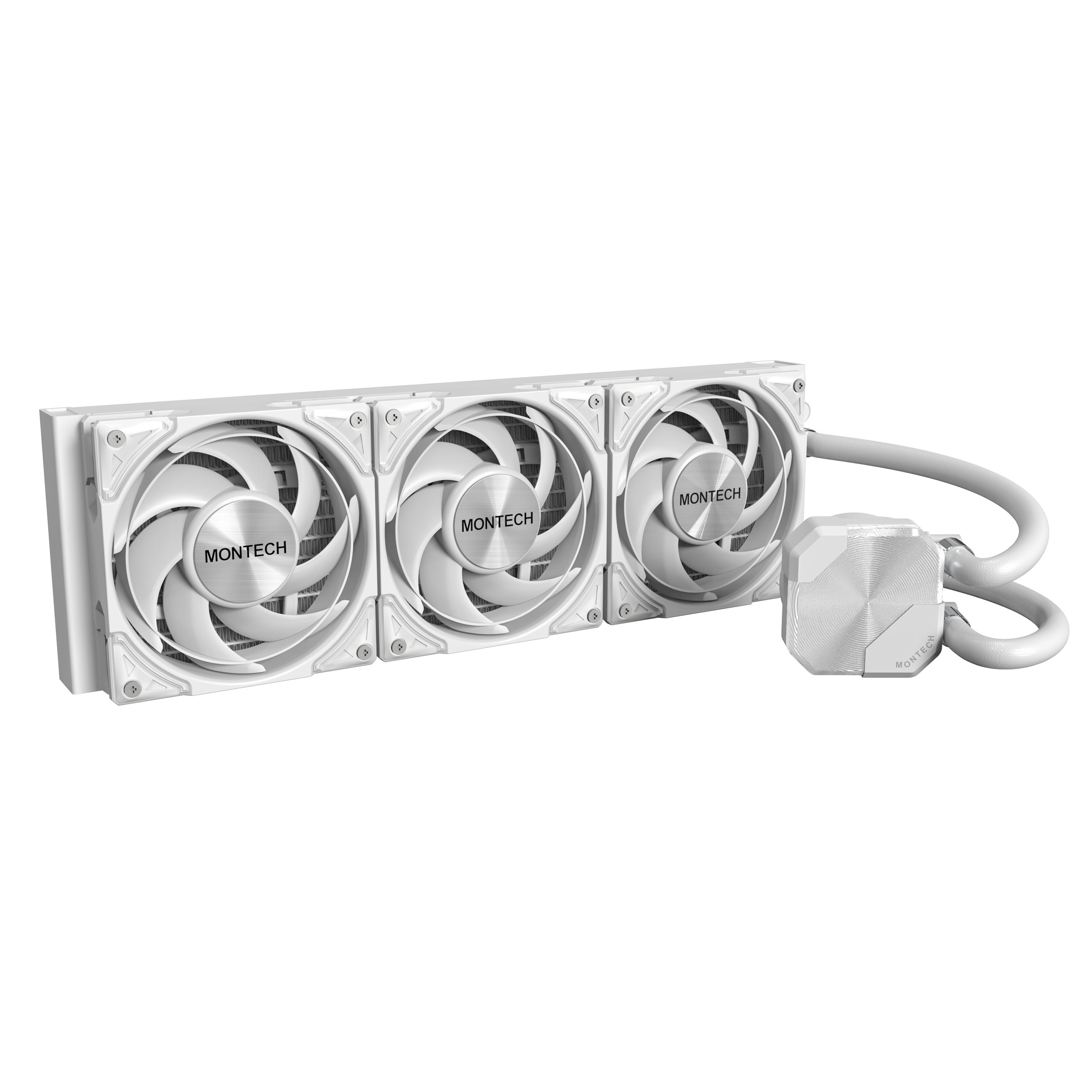 Montech HyperFlow360 Silent White - CPU Vandkøling - Max 25 dBA Cpu Køler Hvid HyperFlow Silent 360 (W)