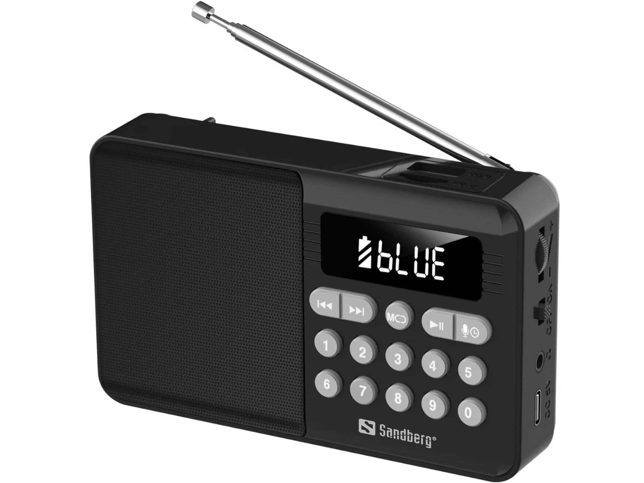 Sandberg Speaker Radio FM+BT Recharge - FM Radio 421-18