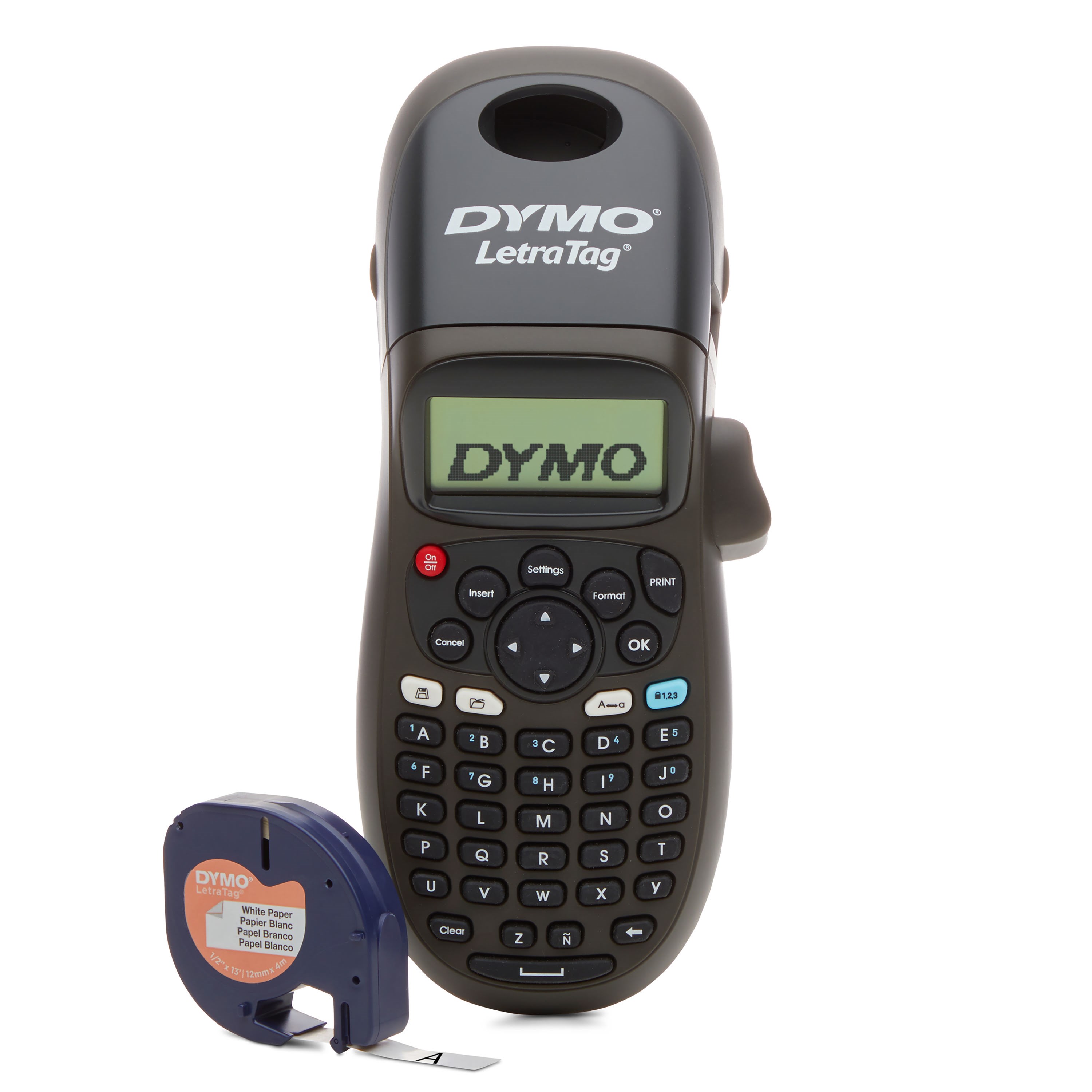 DYMO LetraTag 100H - Color labels - 1.25 cm width - LCD screen