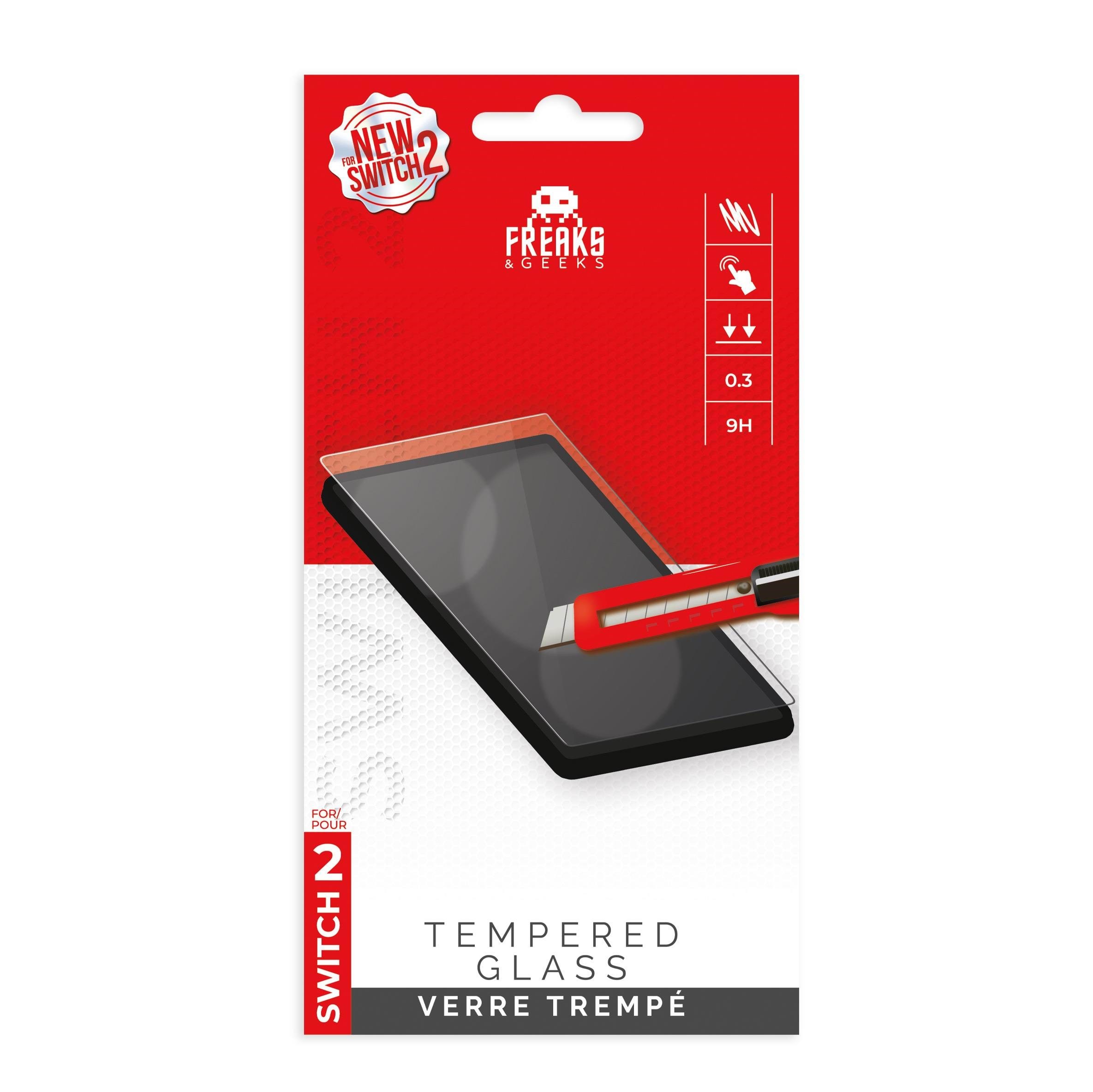 Freaks And Geeks Screen Protector - Nintendo Switch 2 - Skærmbeskytter - Nintendo Switch 2 Spil Tilbehør SW2V001
