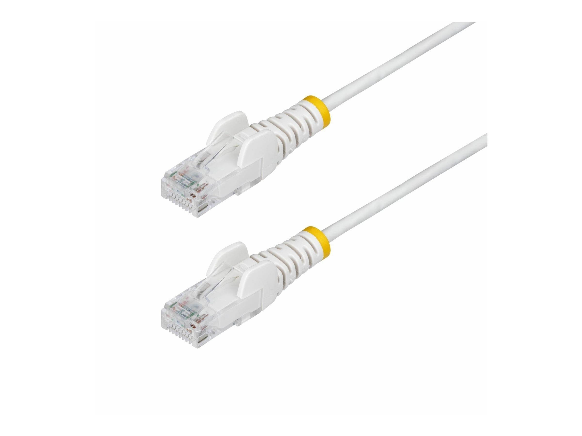 StarTech.com 5m White Slim CAT6 Ethernet Cable Snagless 28AWG LSZH - patch cable - 5 m - white - Hvid - 5m