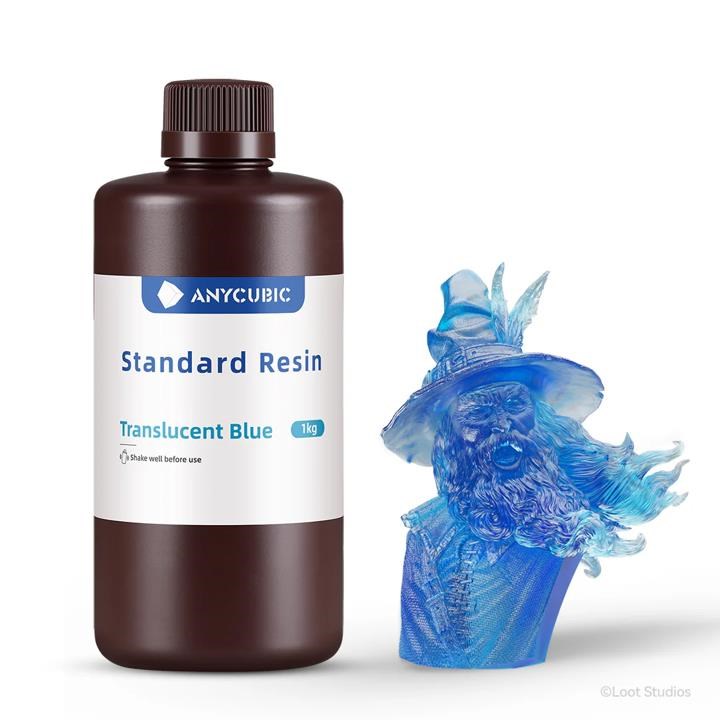ANYCUBIC Standard resin 1 L Transluscent Blue