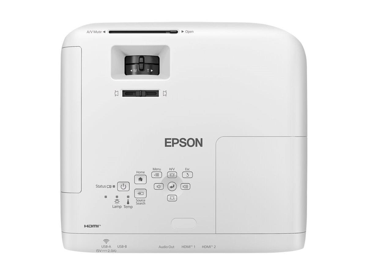 Epson Projektor EH-TW840 - 3LCD projector - portable - white - 1920 x 1080 - 4000 ANSI lumens Projektor Hvid V11HB63040