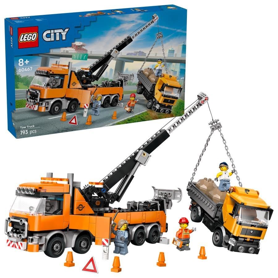 LEGO City 60467 Stort bjærgningskøretøj med kran byggesæt 8+ år