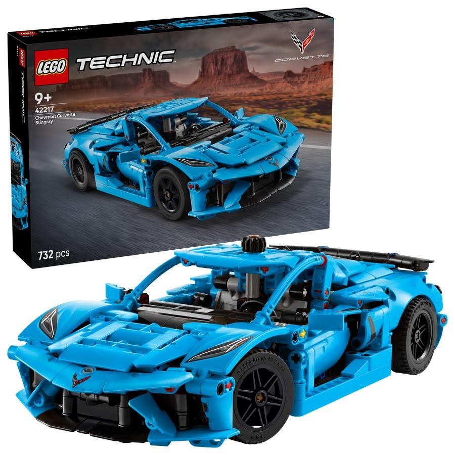LEGO Agents 42217 Blå Chevrolet Corvette Stingray byggesæt 9+ år