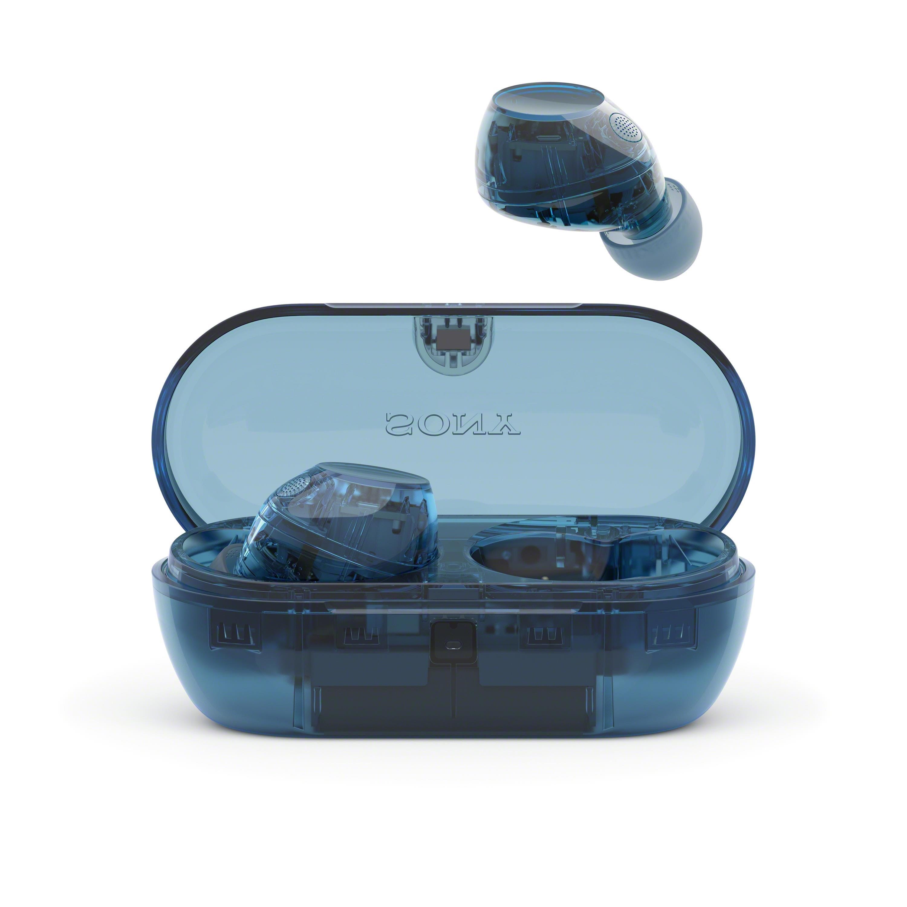 Sony WF-C710N - ANC - Glass Blue Hovedtelefoner Og Headset WFC710NL.CE7