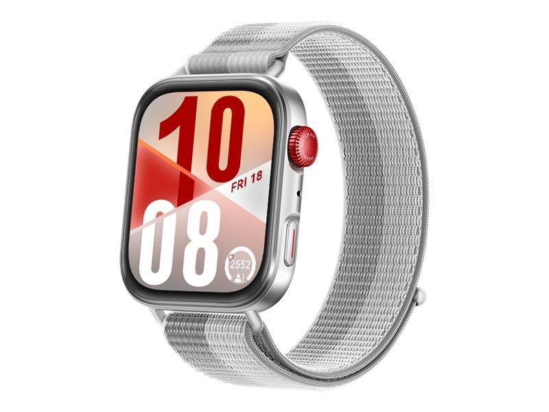Huawei Watch FIT 4 - Silver Woven Smartwatch Grå 55020EWR