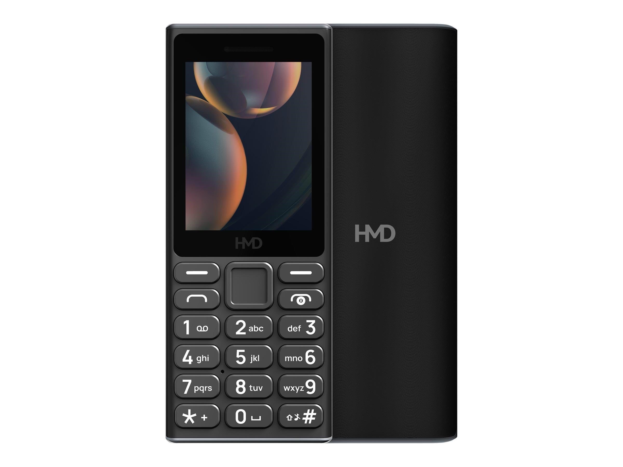 HMD 105 4G - Black Mobiltelefon Sort 1GF029CPH1L01