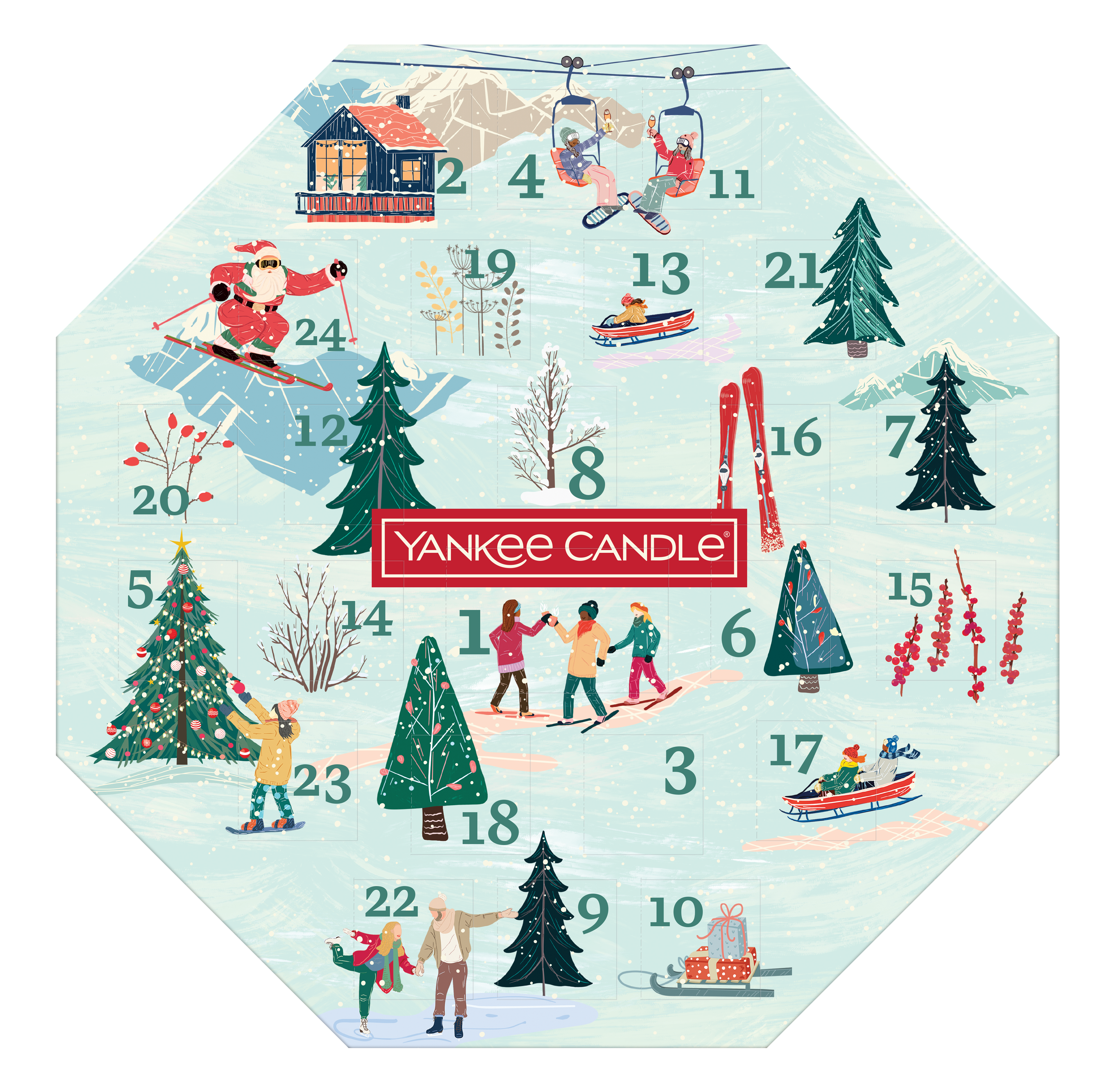 Yankee Candle Advent Wreath - AW26 Julekalender 2652684E