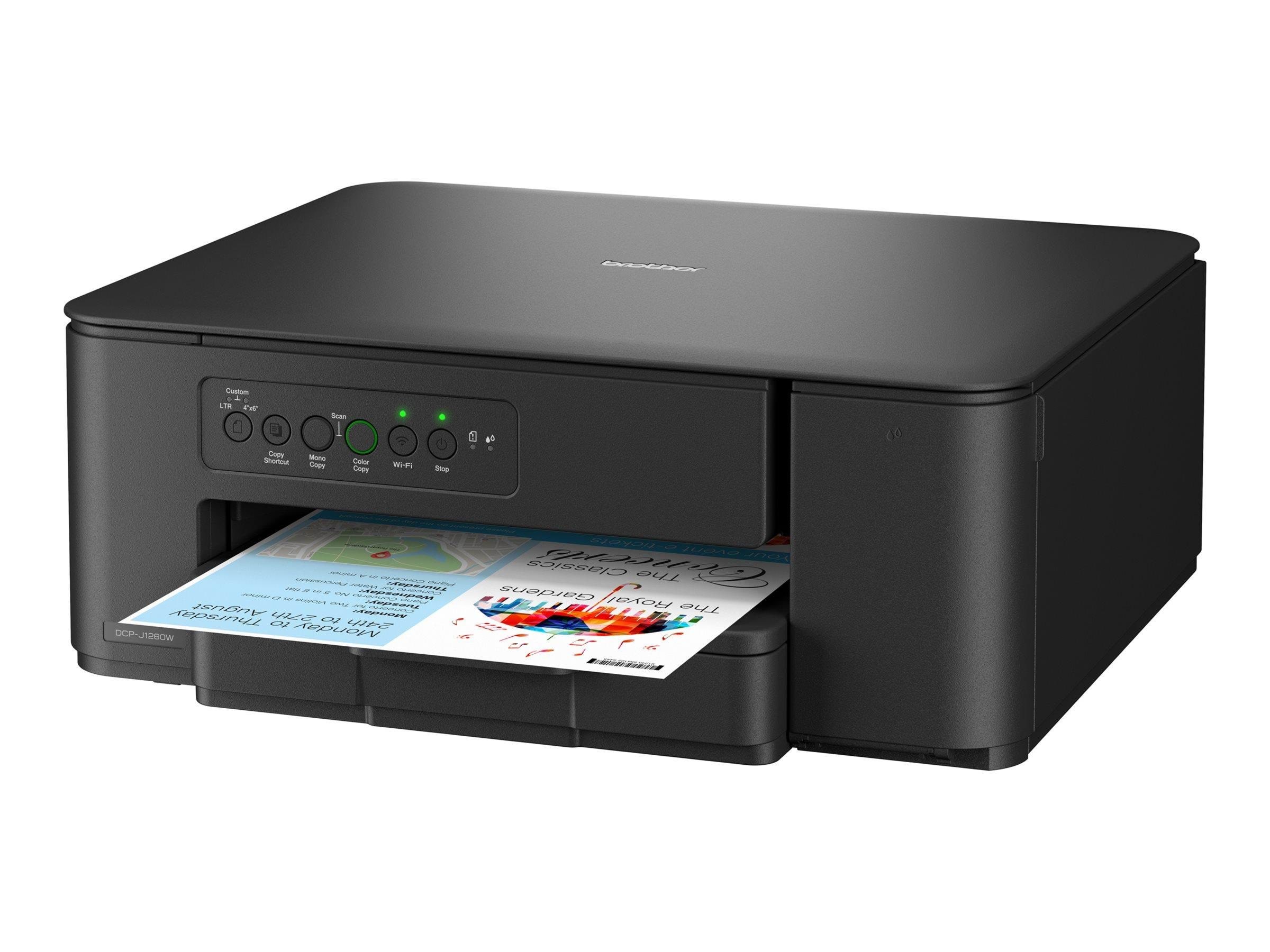 Brother DCP-J1260W - multifunction printer - colour Multifunktion - Farve - Blæk