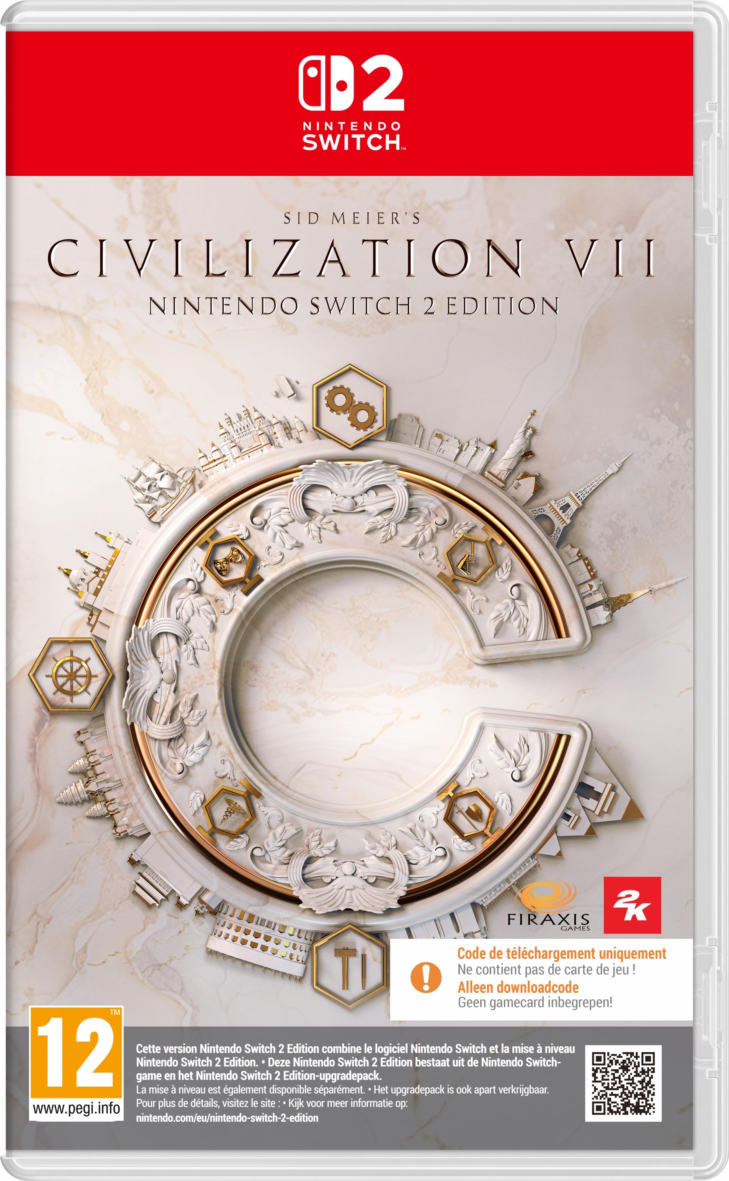Civilization VII (Code in a Box) - Nintendo Switch 2 - Strategi Spil 5026555072069