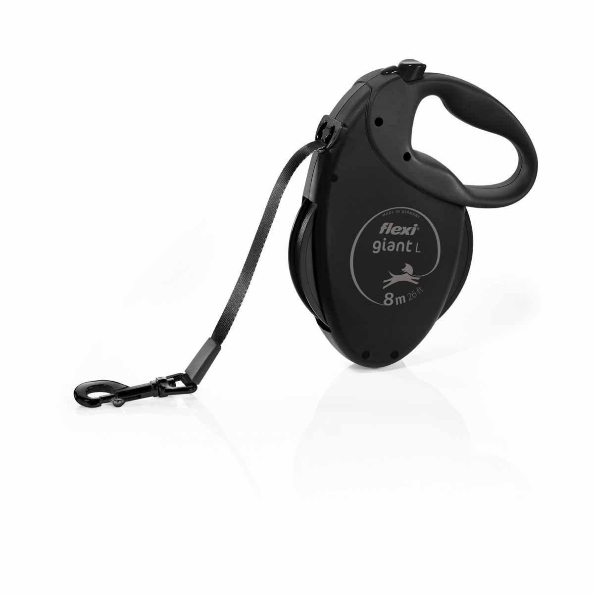 Flexi - Leash Giant L Black Edition - 50kg - 8m Hundeudstyr 600.7783