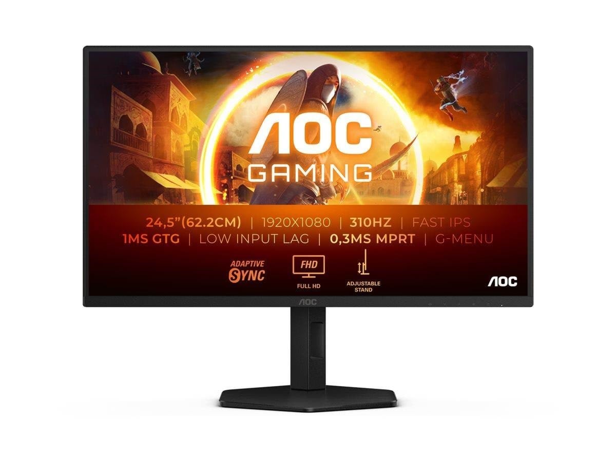 24,5" AOC Gaming 25G4SXU - 1920x1080 (FHD) - 310Hz - IPS Computerskærm Grey