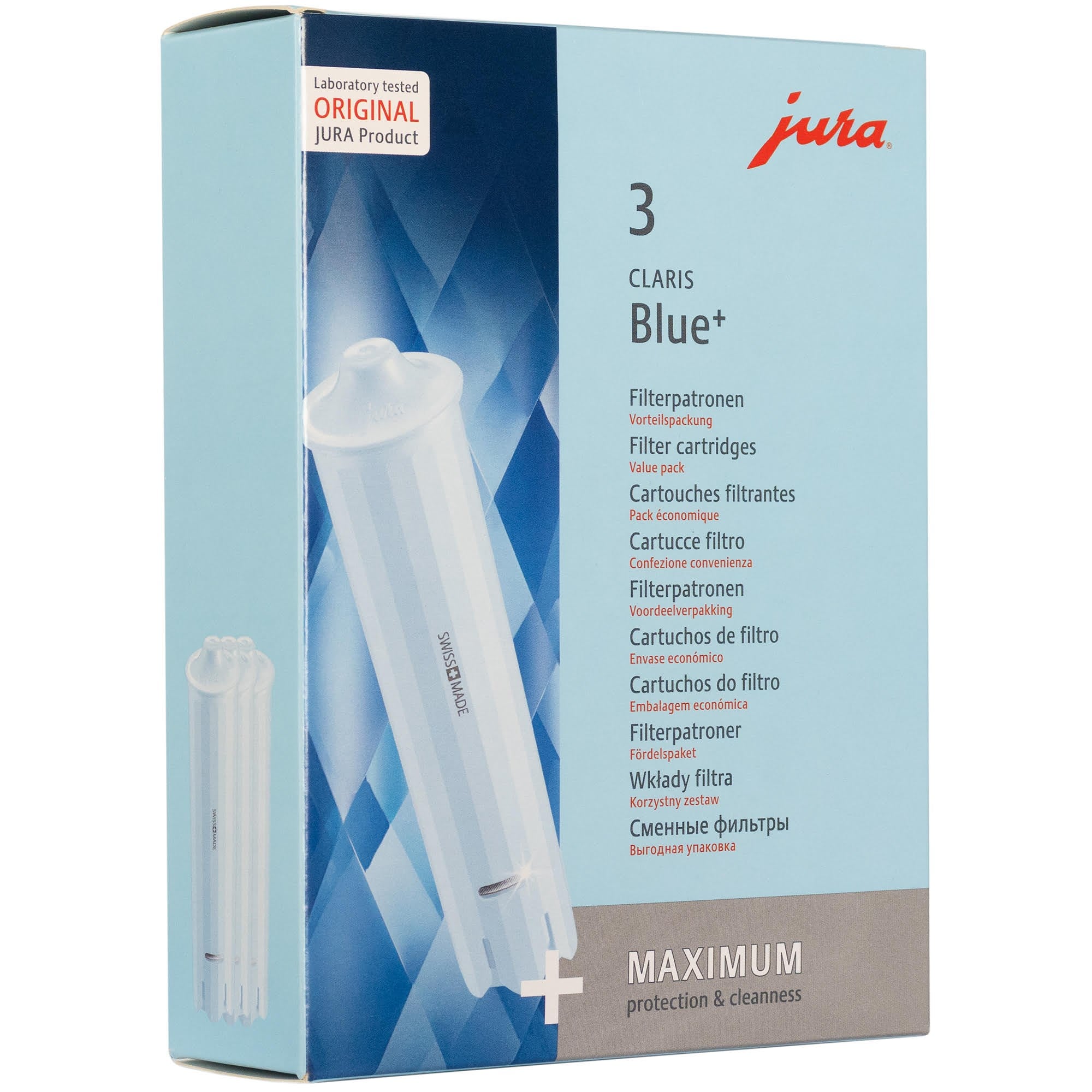 JURA CLARIS Blue+ (3-Pack) Kaffemaskine 24231
