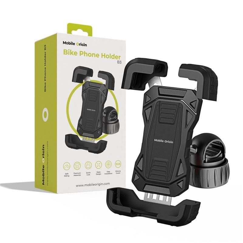 Mobile Origin Bike phone holder B3 - black Mobil Tilbehør MO-BPH-B3
