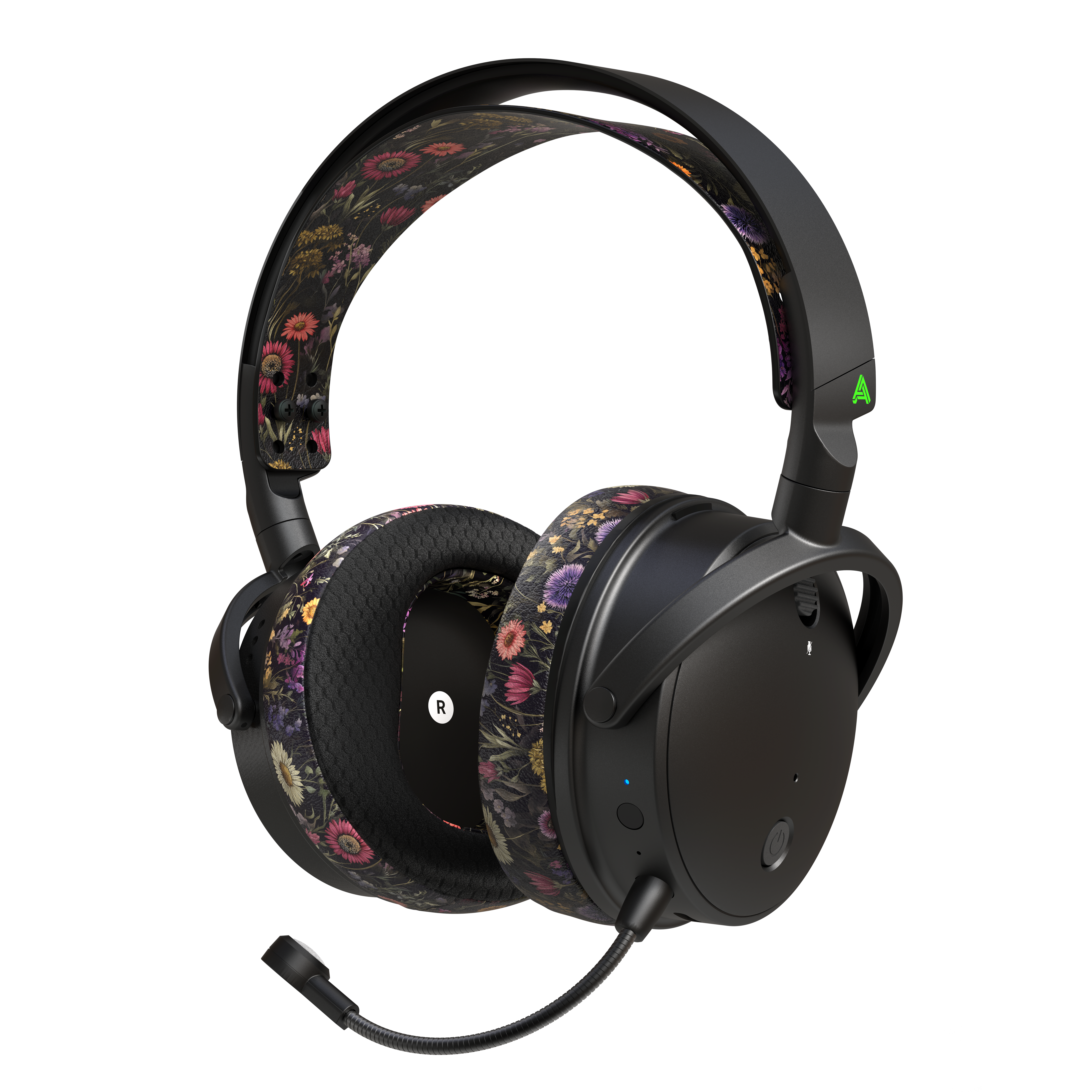 Audeze Maxwell FLORA - Xbox/PC (Limited Edition) Hovedtelefoner Og Headset Sort 207-MW-1117-01