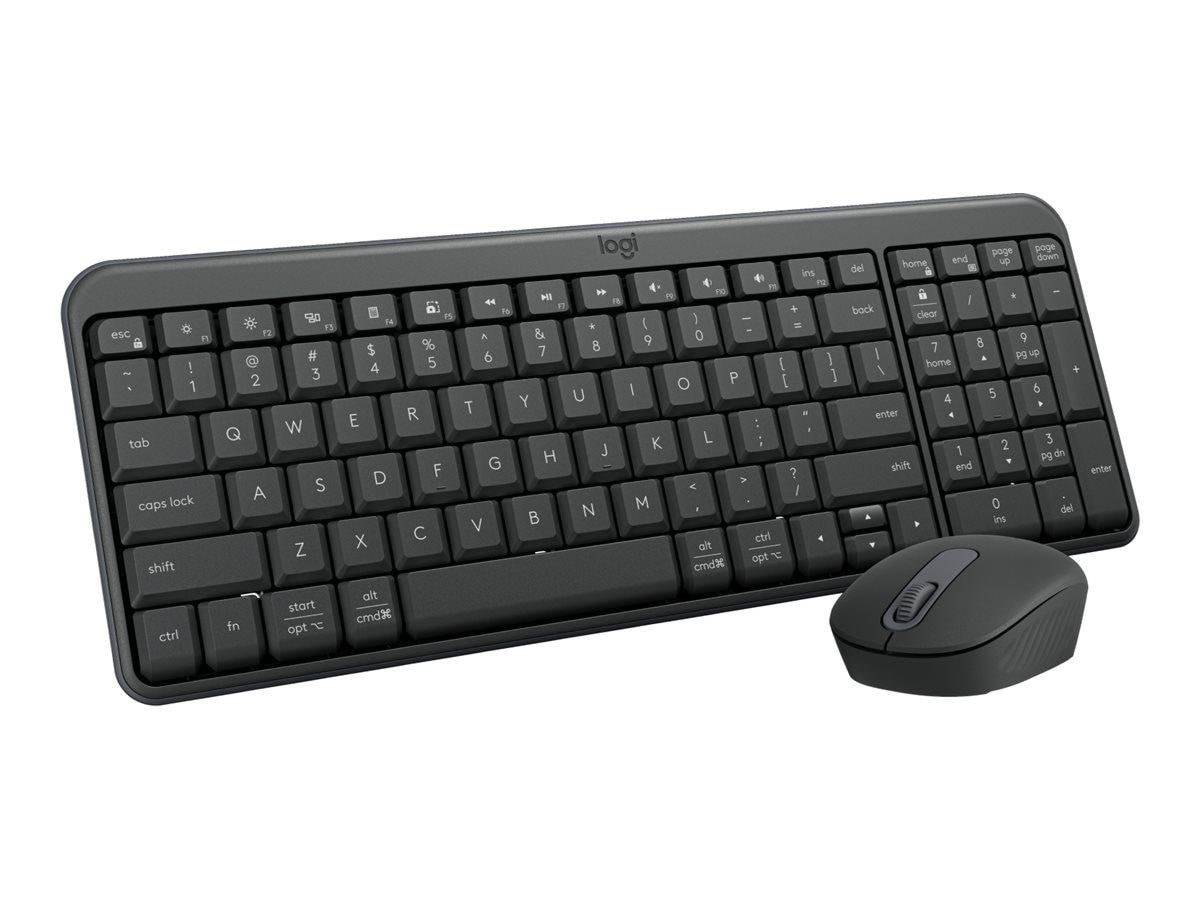 Logitech MK250 Compact Bluetooth Wireless Combo - Tastatur & Mus sæt - Nordisk - Sort Tastatur 920-013555