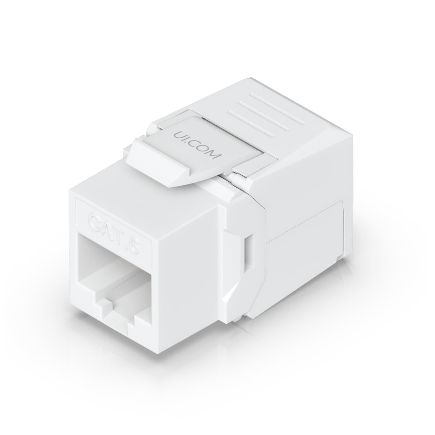 Ubiquiti UniFi Cat6 Keystone Jack (12-Pack) - Hvid Netværkskabel UACC-Keystone-Jack-C6
