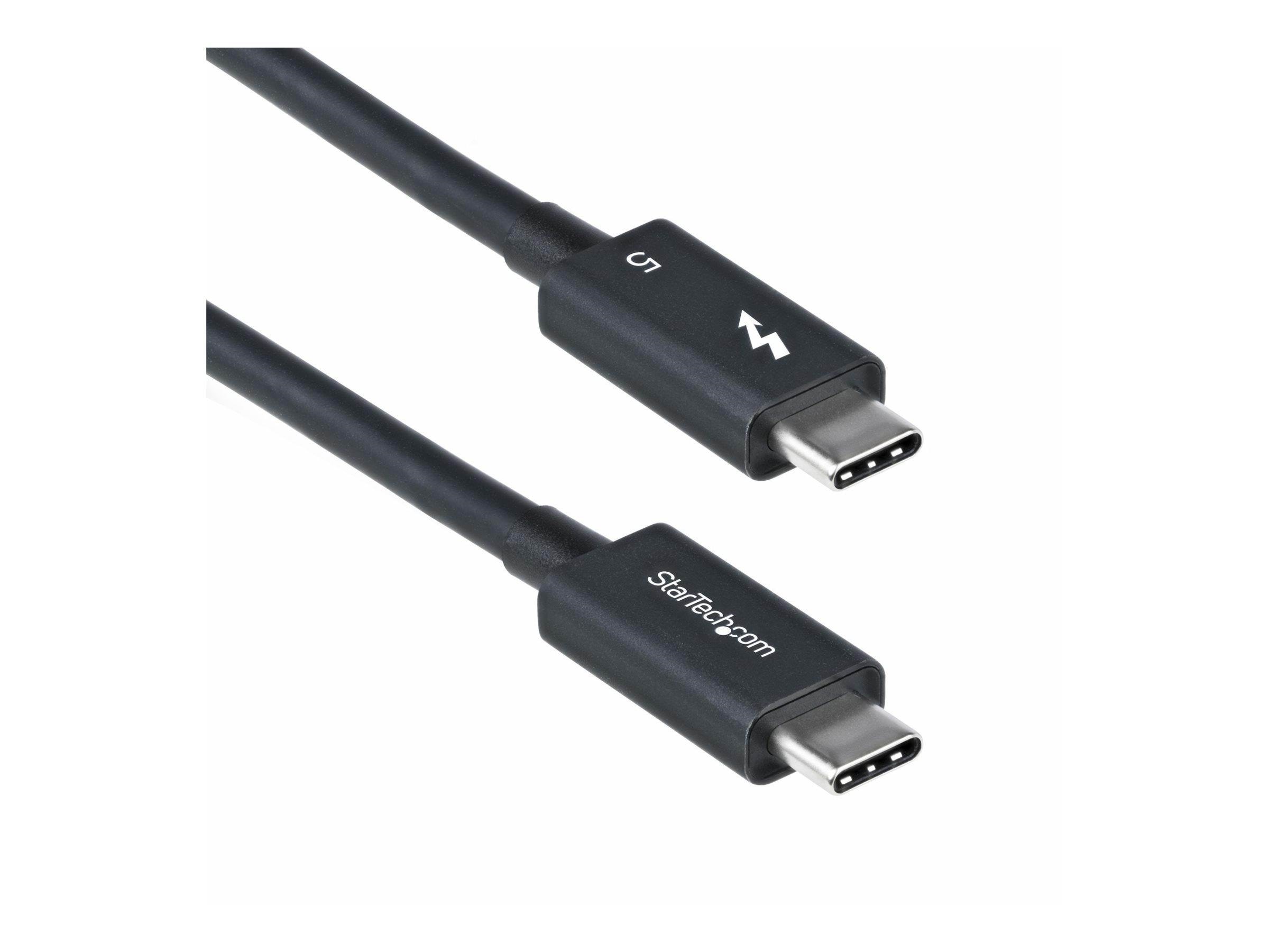 StarTech.com 3ft (1m) Thunderbolt 5 Cable 80Gbps/120Gbps Certified - Thunderbolt cable - Thunderbolt 5 to Thunderbolt 5 - 1 m Firewire Thunderbolt 