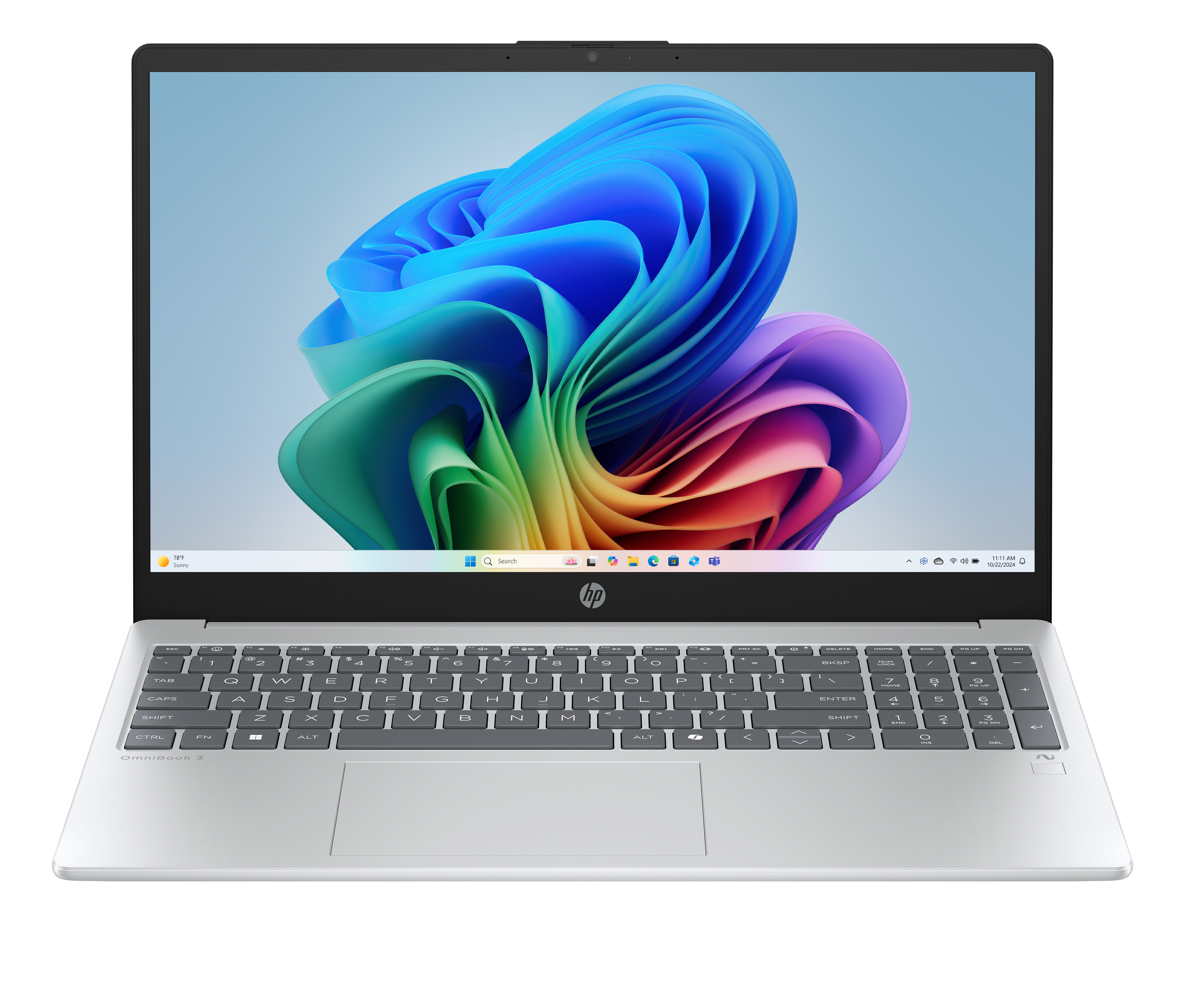 HP OmniBook 3 AI - 15.6" | Ryzen AI 5 | 16GB | 512GB Bærbar Sølv C0US0EA#UUW