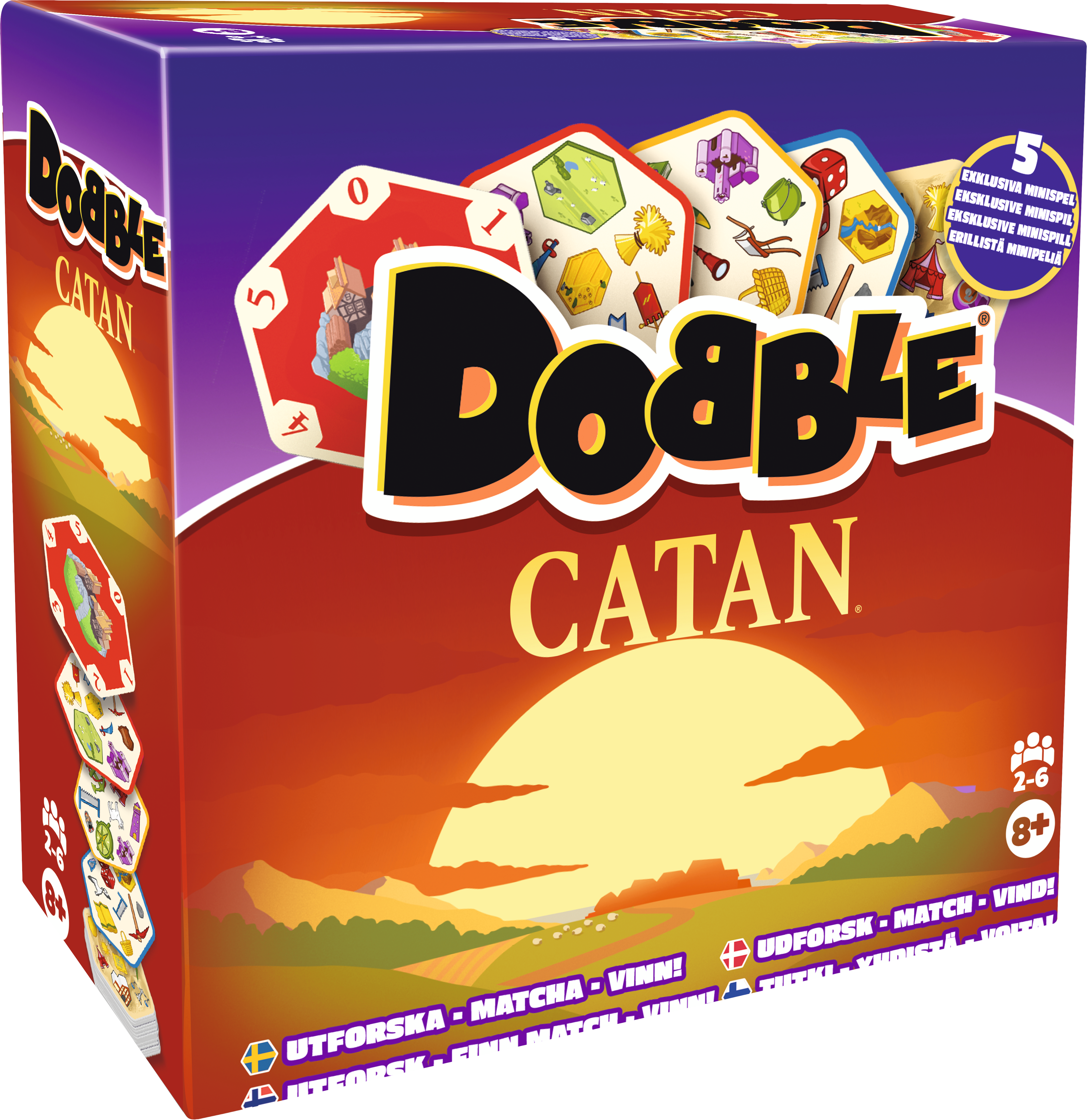 Dobble Catan ( Nordic) Brætspil DOBCAT01NOR