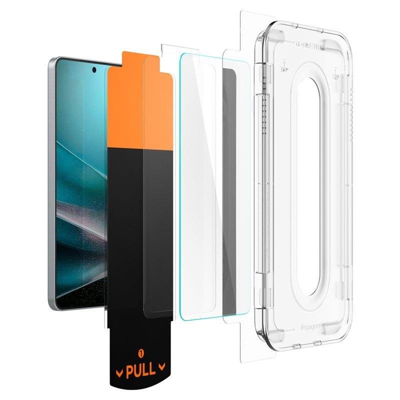Spigen Glass tR EZ Fit HD 1 Pack - transparency - Samsung Galaxy S25 Edge Beskyttelsesglas AGL09411