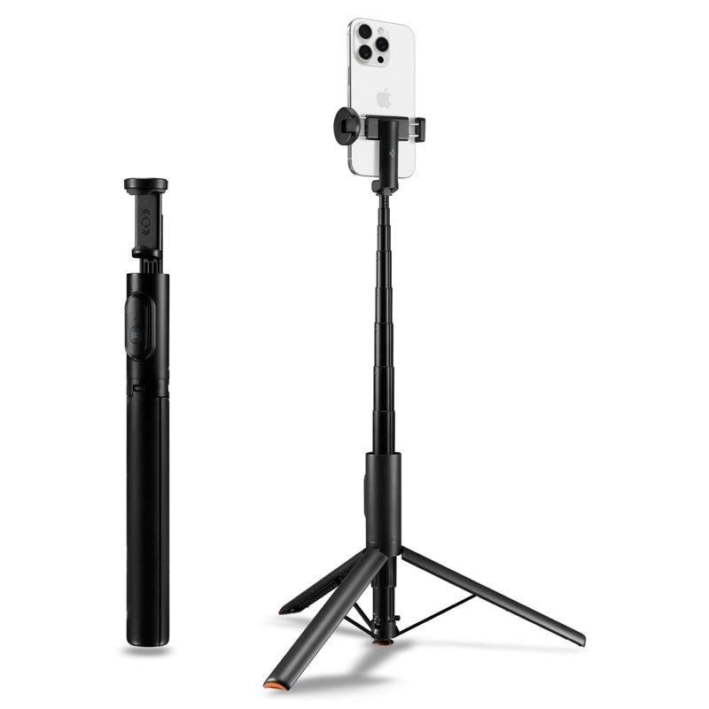 Spigen Tripod Selfie Stick MagSafe Auto-Open - black Mobil Tilbehør AMP09336