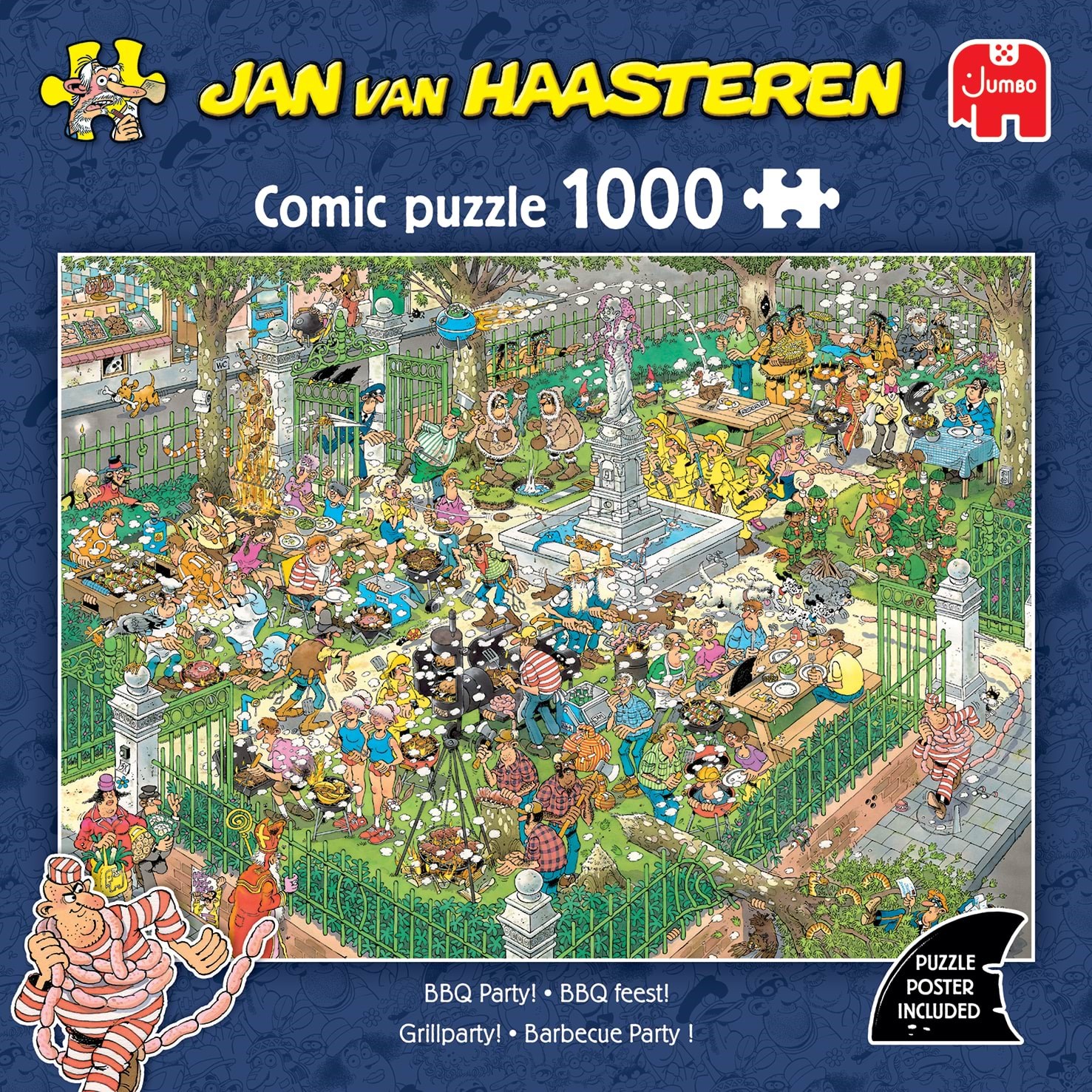 Jan van Haasteren BBQ Party! (1000) Puslespil 707-1110100530