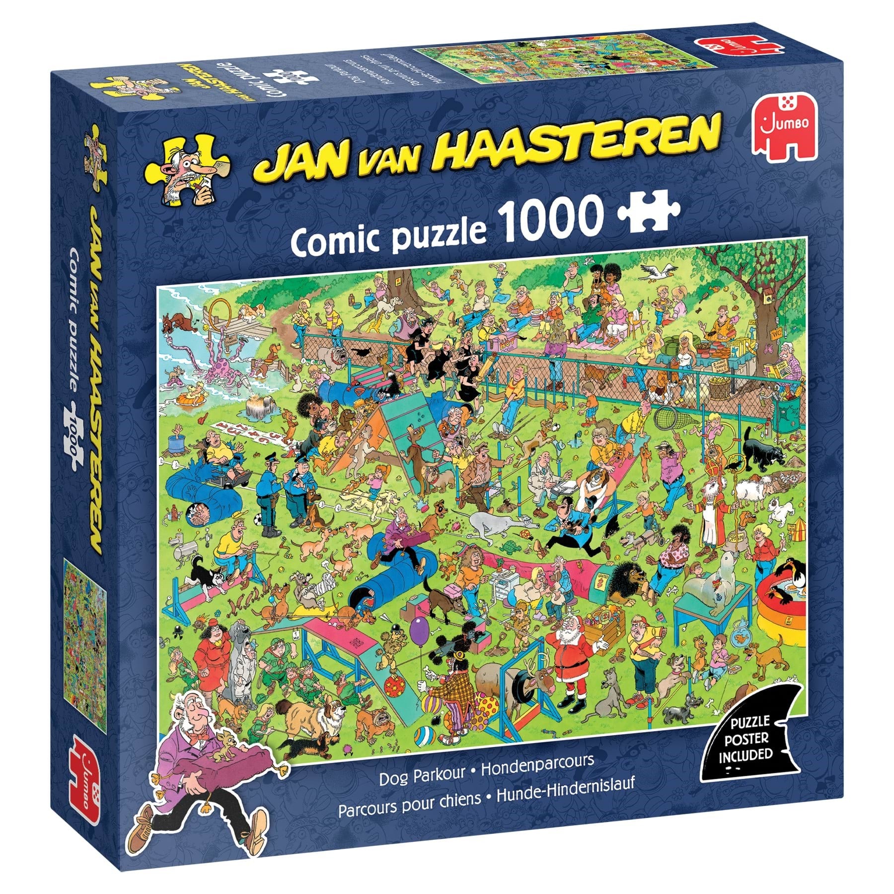 Jan van Haasteren Dog Parkour (1000) Puslespil 1110100624