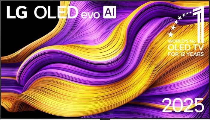 LG 77" Fladskærms TV OLED 4K OLED77G5 - OLED evo AI Fjernsyn Sort OLED77G57LW.AEU