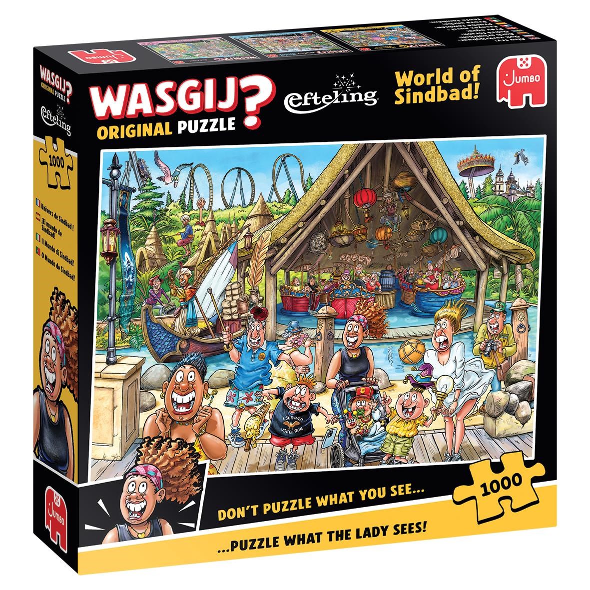 Wasgij Original Efteling - World of Sindbad! (1000) Puslespil 1110100508