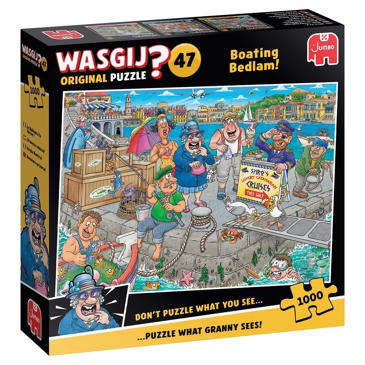 Wasgij Original 47 - Boating Bedlam (1000) Puslespil 1110100511