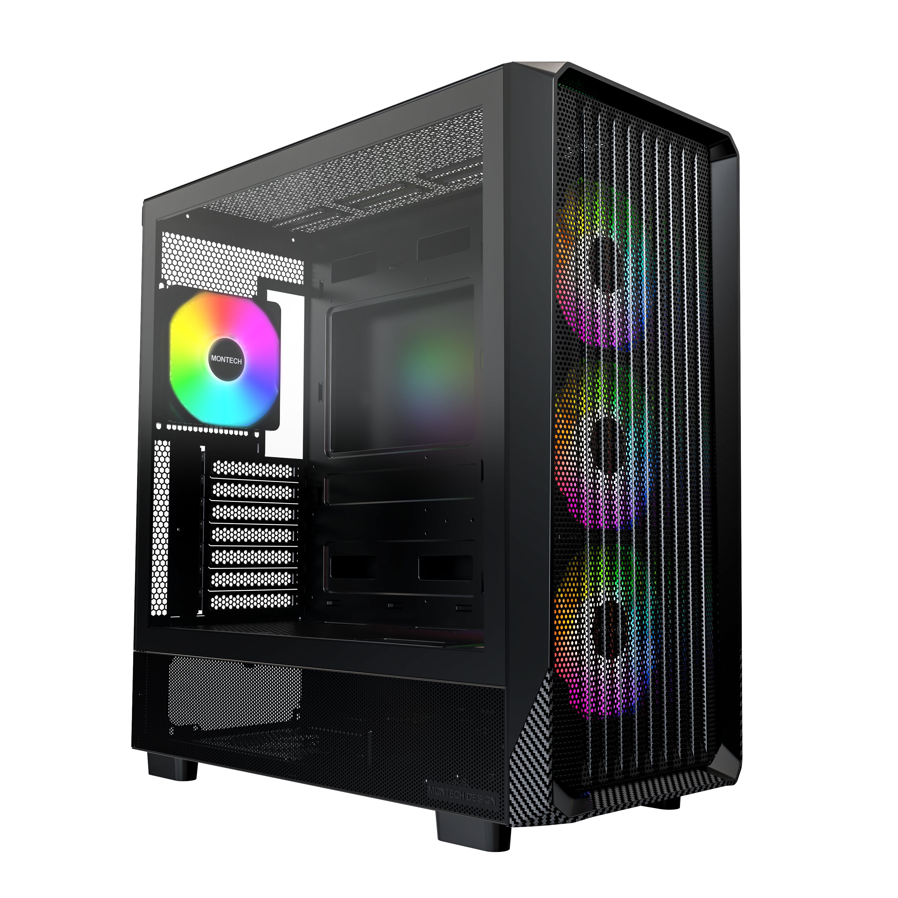 Montech X5 - Kabinet - Miditower - Sort Kabinet X5 (B)