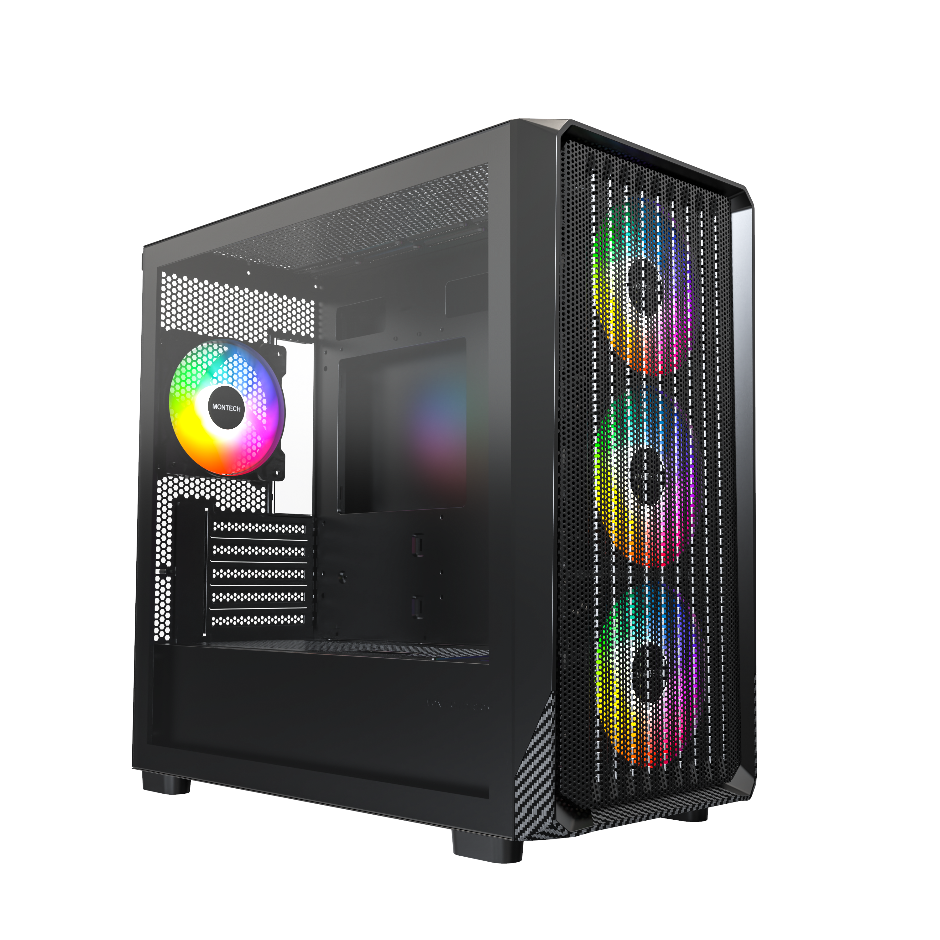 Montech X5M mATX Black - Kabinet - Minitower - Sort Kabinet X5M (B)
